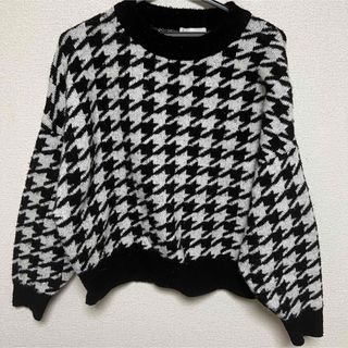 エイチアンドエイチ(H&H)のH&M 千鳥柄　ニット(ニット/セーター)