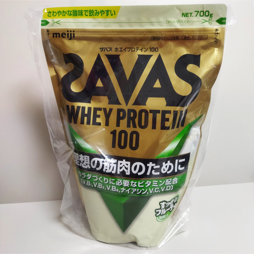 SAVAS(ザバス)のSAVAS ザバス ホエイプロテイン100 すっきりフルーティ味 食品/飲料/酒の健康食品(プロテイン)の商品写真