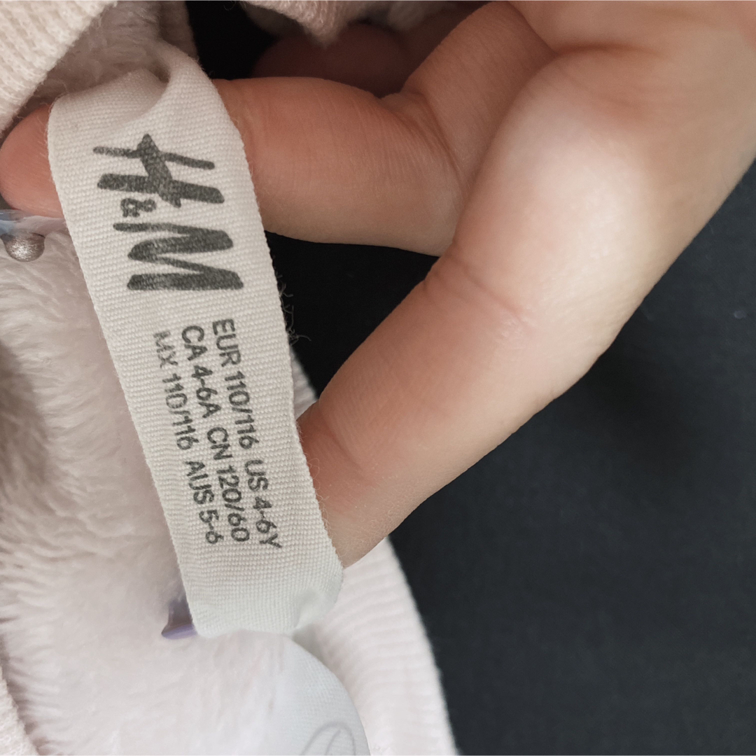 H&M(エイチアンドエム)の【H&M】110cm ミニートレーナー キッズ/ベビー/マタニティのキッズ服女の子用(90cm~)(Tシャツ/カットソー)の商品写真
