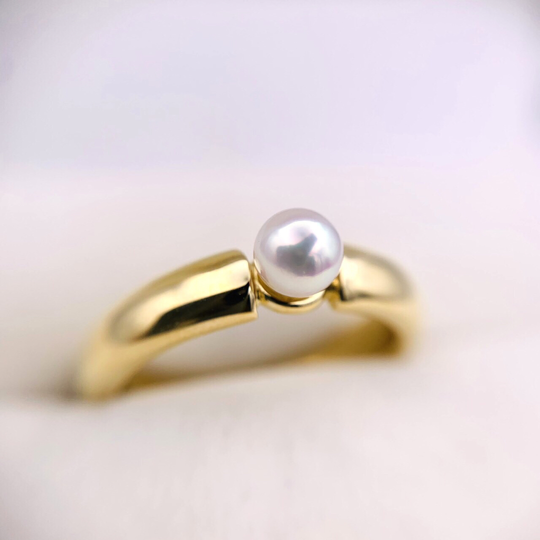 MIKIMOTO - 極美品 MIKIMOTO ミキモト K18 ひと粒 アコヤ真珠 パール