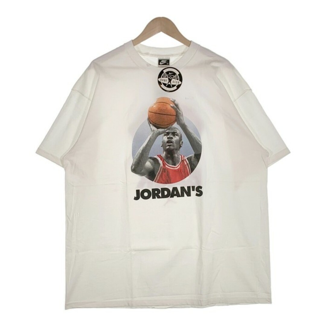 90's NIKE ナイキ Michael Jordan マイケルジョーダン JORDAN’S BACK 45 Tee プリントTシャツ ホワイト USA製 デッドストック ② Size XL