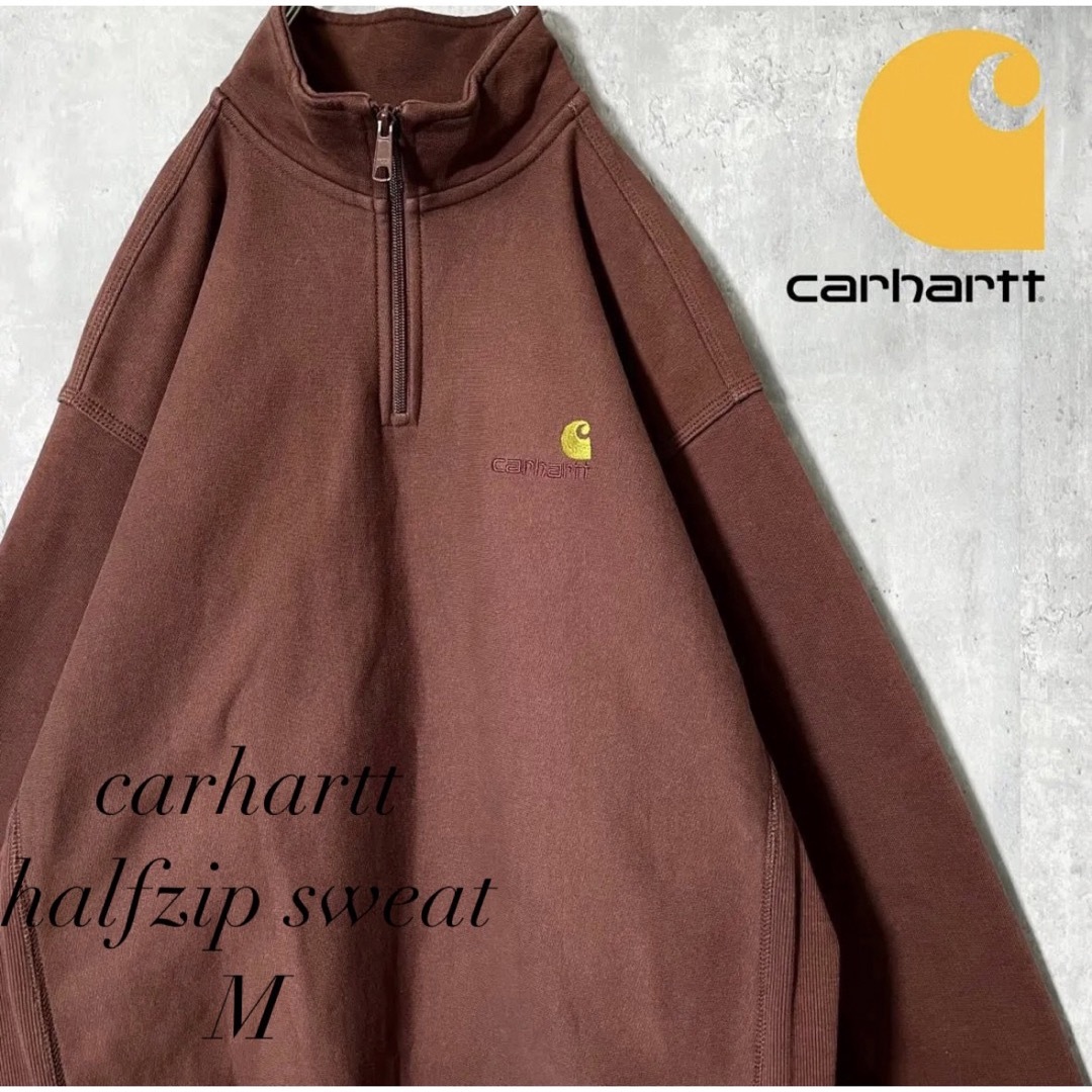 即完売 carhartt WIP カーハート ハーフジップ スウェット 刺繍