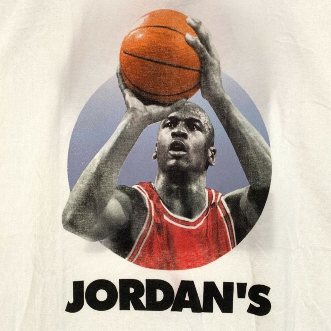 90's NIKE ナイキ Michael Jordan マイケルジョーダン JORDAN’S BACK 45 Tee プリントTシャツ ホワイト USA製 デッドストック ① Size XL