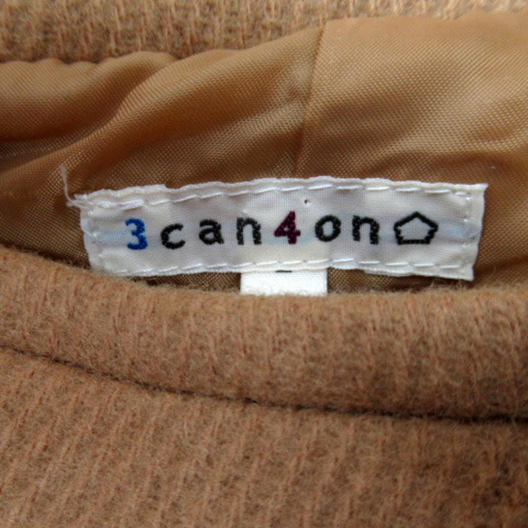 3can4on(サンカンシオン)のサンカンシオン スタンドカラーコート ショート丈 ダブルボタン ウール 3 レディースのジャケット/アウター(その他)の商品写真