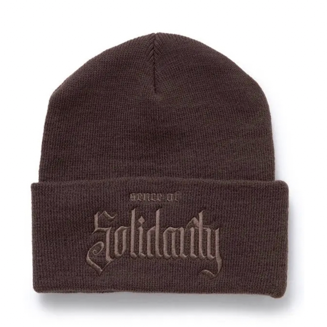 メンズRATS ラッツ KNIT CAP SOLIDARITY BROWN キムタク着