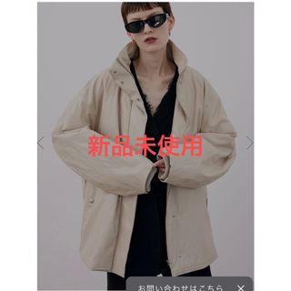 アメリヴィンテージ(Ameri VINTAGE)のPASTING LIKE FAKE LEATHER JACKET アイボリー S(その他)