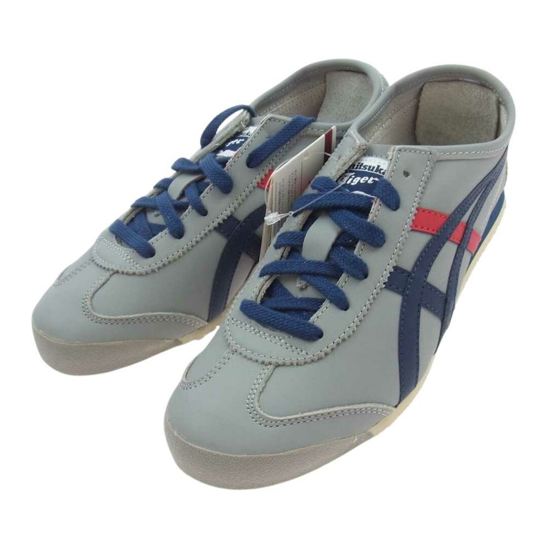 Onitsuka Tiger(オニツカタイガー)のONITSUKA TIGER オニツカタイガー スニーカー TH4J2L   MEXICO 66  メキシコ スニーカー グレー系 25cm【新古品】【未使用】【中古】 メンズの靴/シューズ(スニーカー)の商品写真