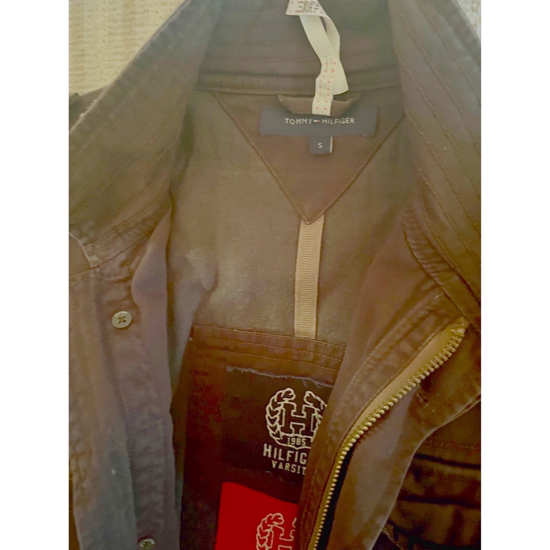 TOMMY HILFIGER(トミーヒルフィガー)のトミーヒルフィガー　こげ茶ジャケット メンズのジャケット/アウター(ライダースジャケット)の商品写真