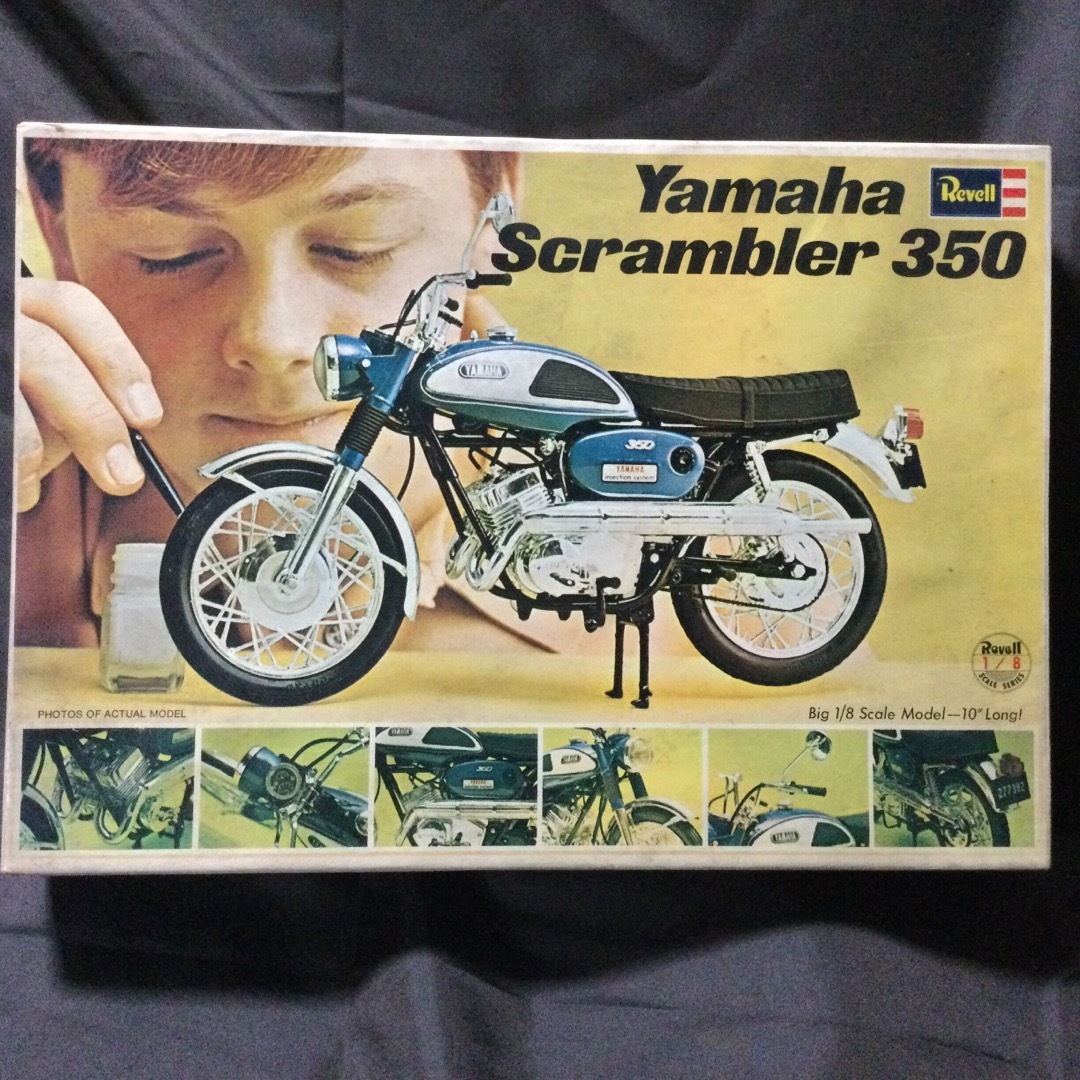 YAMAHA SCRAMBLER 350 1/8 Revell　当時物　未組立品おもちゃ/ぬいぐるみ