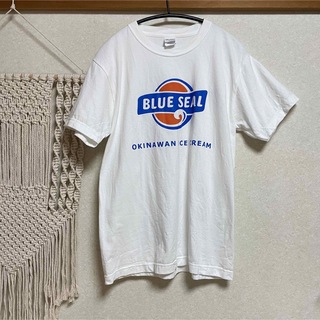 沖縄　ブルーシール　Tシャツ　ホワイト　白　S(Tシャツ/カットソー(半袖/袖なし))