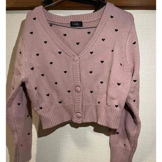 ハート完売♡ハートカーディガン