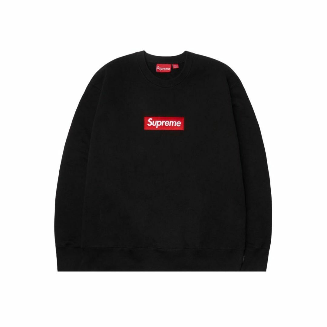 Supreme Box Logo Crewneck Black Lサイズ 黒BlackサイズLサイズ状態