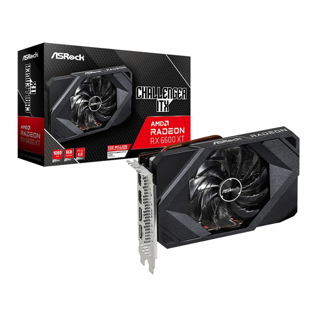 Radeon RX 6600 XT Challenger ITX 8GBPCパーツ