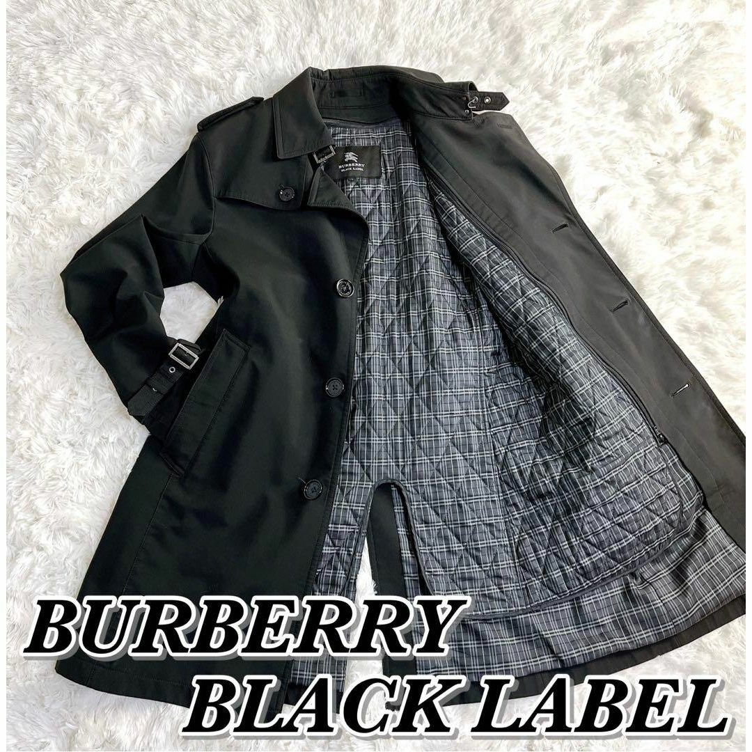 BURBERRY BLACK LABEL - 【美品】バーバリーブラックレーベル トレンチ