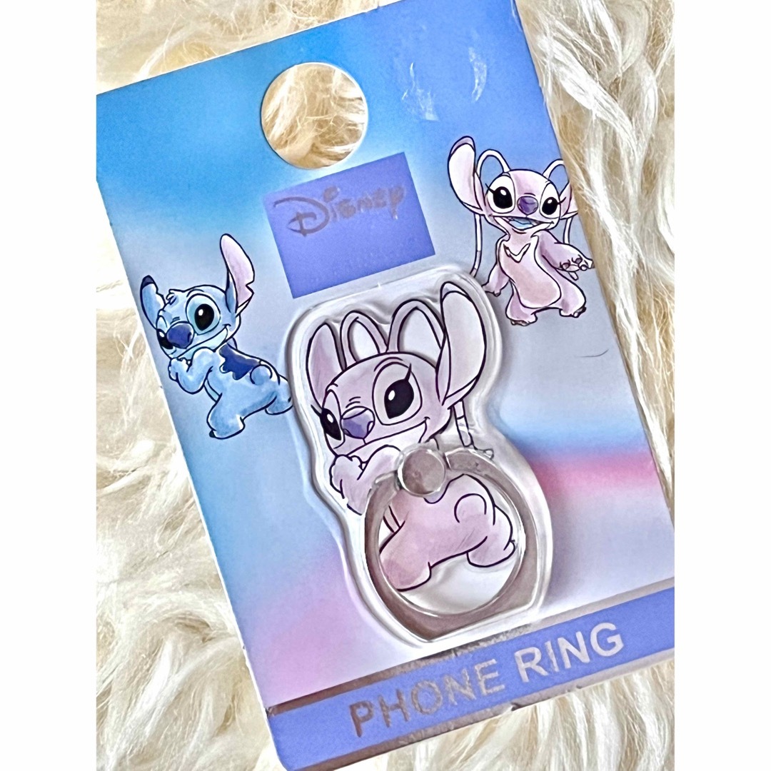 STITCH(スティッチ)のPrimark X Disney♡リロ&スティッチ エンジェルスマホリング スマホ/家電/カメラのスマホアクセサリー(その他)の商品写真