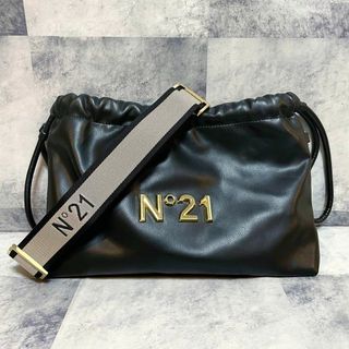 ヌメロヴェントゥーノ(N°21)のN°21 ロゴ 2way ハンドバッグ ショルダーバッグ 巾着 ポーチ付き(ハンドバッグ)