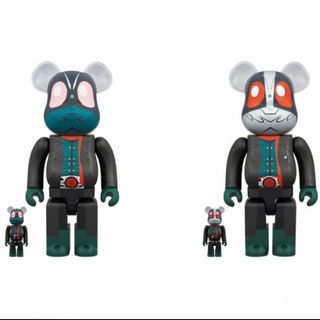 ベアブリック(BE@RBRICK)の☆新品☆ ベアブリック 仮面ライダー 1号 2号 セット 100% & 400%(フィギュア)