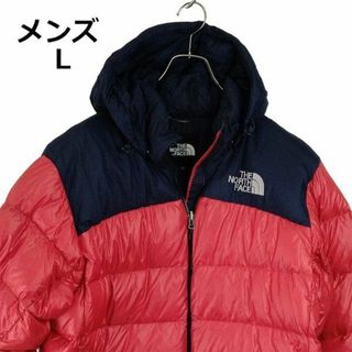 ノースフェイス(THE NORTH FACE) ダウンジャケット(メンズ)(レッド