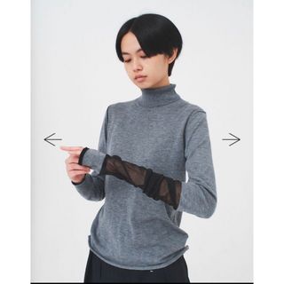 マメ(mame)の最終値下げ　soduk スドーク　one long knit top(ニット/セーター)