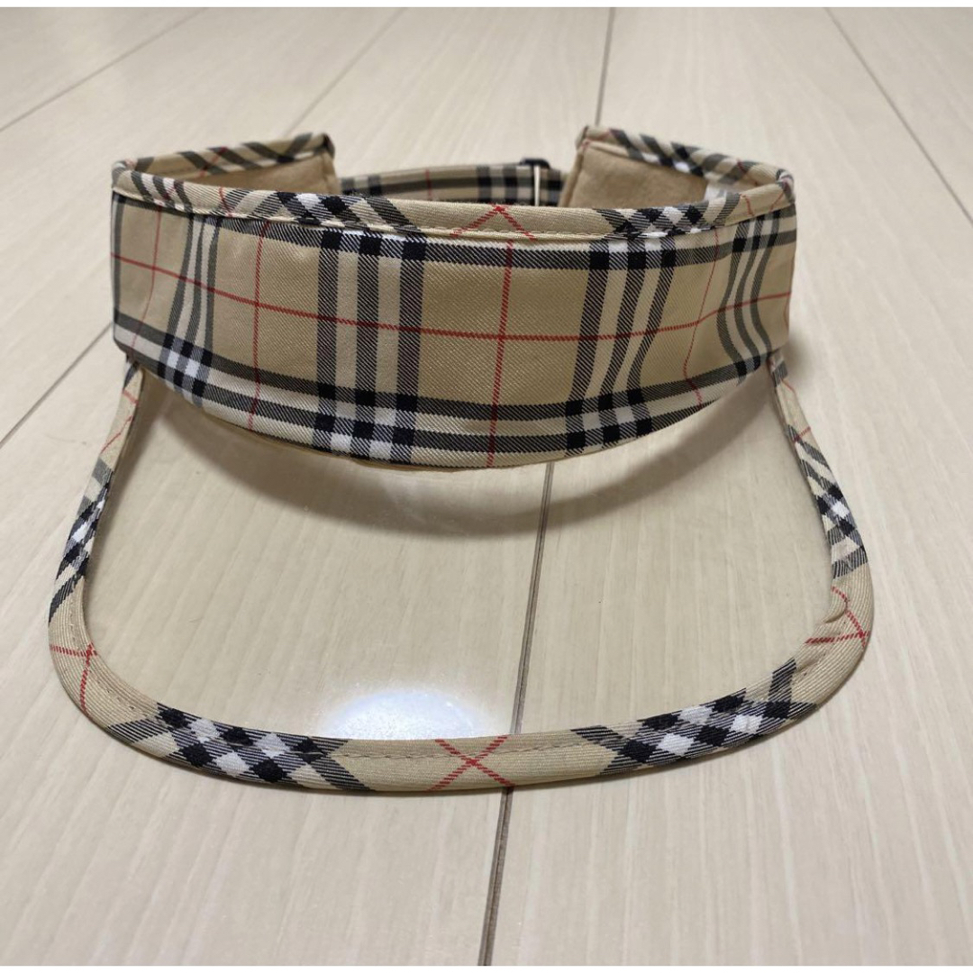 BURBERRY(バーバリー)のBURBERRY 2018 spring サンバイザー pvc クリア メンズの帽子(サンバイザー)の商品写真