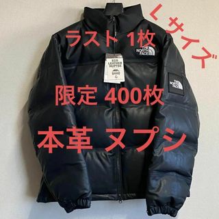 ザノースフェイス(THE NORTH FACE)の限定400枚★THE NORTH FACE レザー ヌプシ ダウンジャケット 黒(ダウンジャケット)