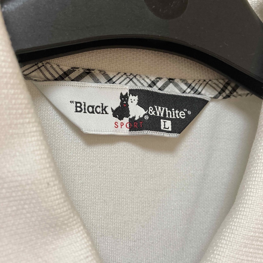 Black & White Sportswear(ブラックアンドホワイトスポーツウェア)のBlack&White スポーツ　メンズ　ポロシャツ　ゴルフウェア スポーツ/アウトドアのゴルフ(ウエア)の商品写真