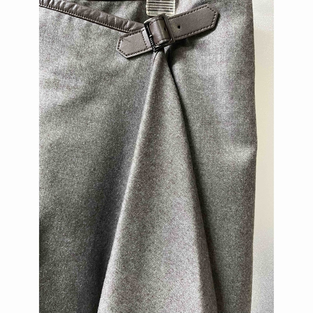 自由区(ジユウク)の自由区巻きスカート レディースのスカート(ひざ丈スカート)の商品写真