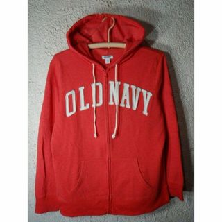 オールドネイビー(Old Navy)の8459　オールド　ネイビー　ジップ　スウェット　パーカー　フーディ　裏起毛(パーカー)