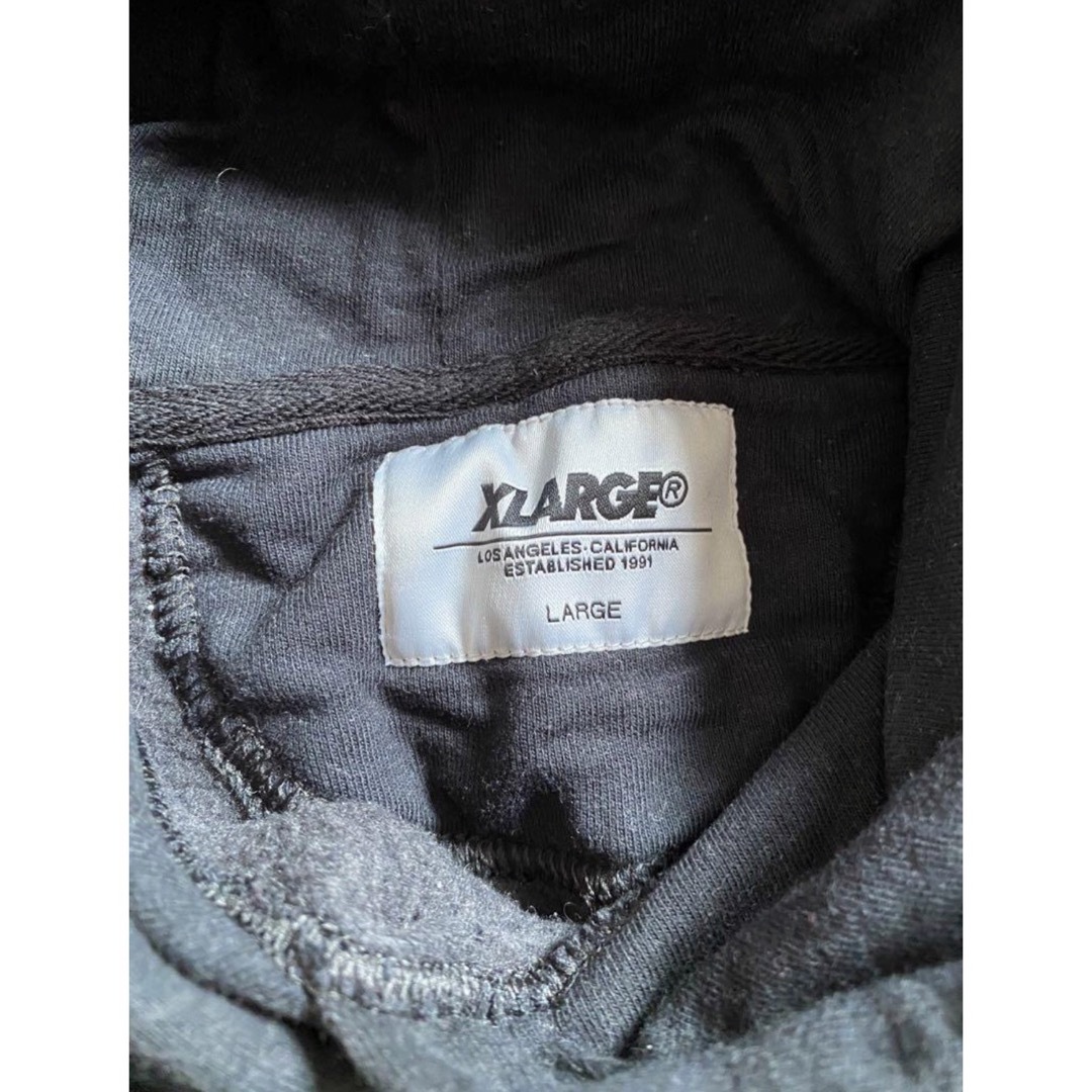 XLARGE(エクストララージ)の値下げ可☆ XLARGE エクストララージパーカー　ロゴプリント　オーバーサイズ メンズのトップス(パーカー)の商品写真