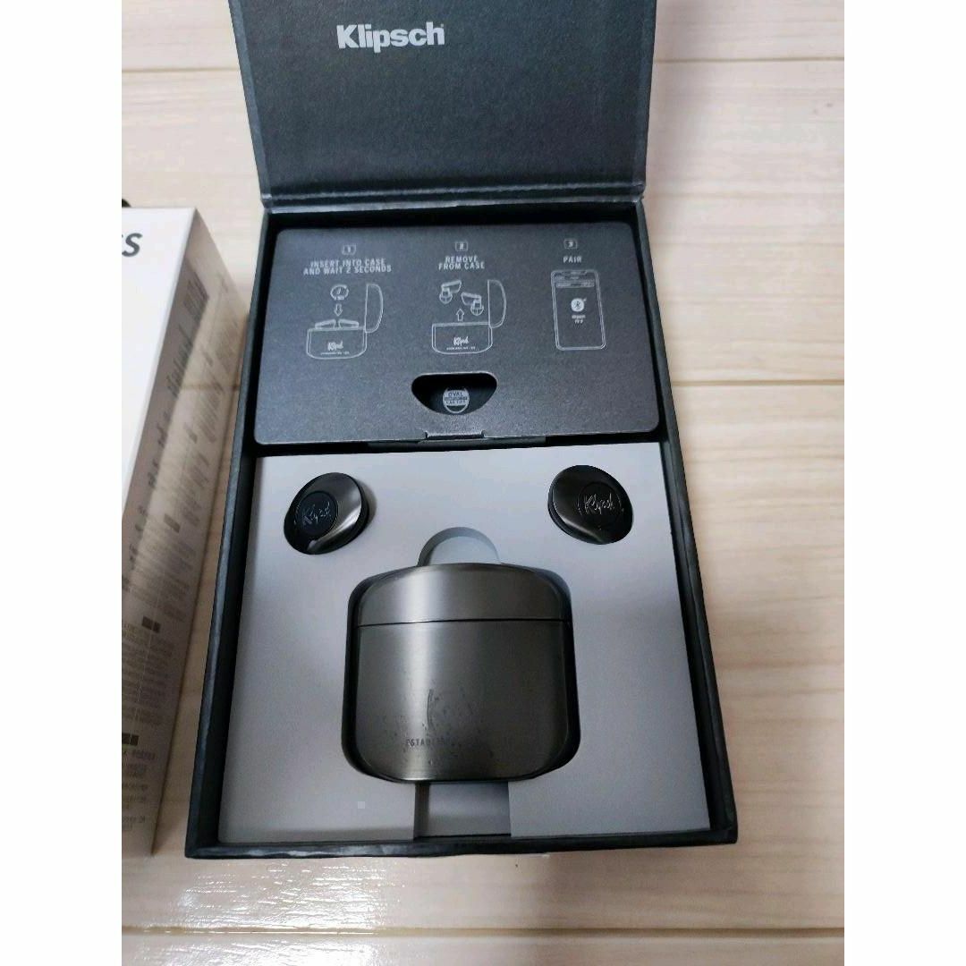 ヘッドフォン/イヤフォン★ Klipsch T5 Ⅱ True wireless ガンメタリック