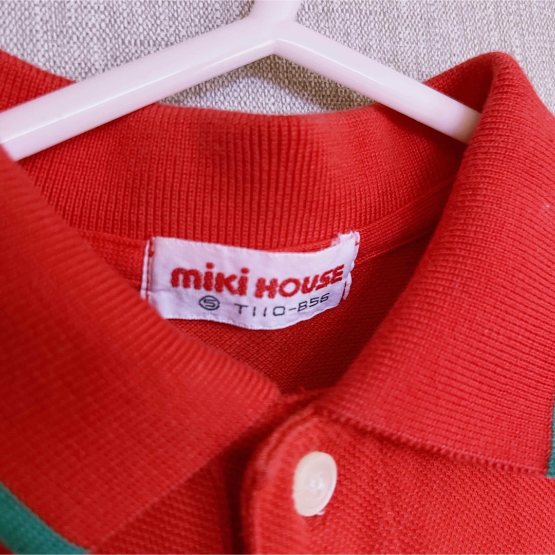 mikihouse(ミキハウス)のミキハウス☆美品　キッズ　半袖　110㎝　刺繍 キッズ/ベビー/マタニティのキッズ服男の子用(90cm~)(Tシャツ/カットソー)の商品写真