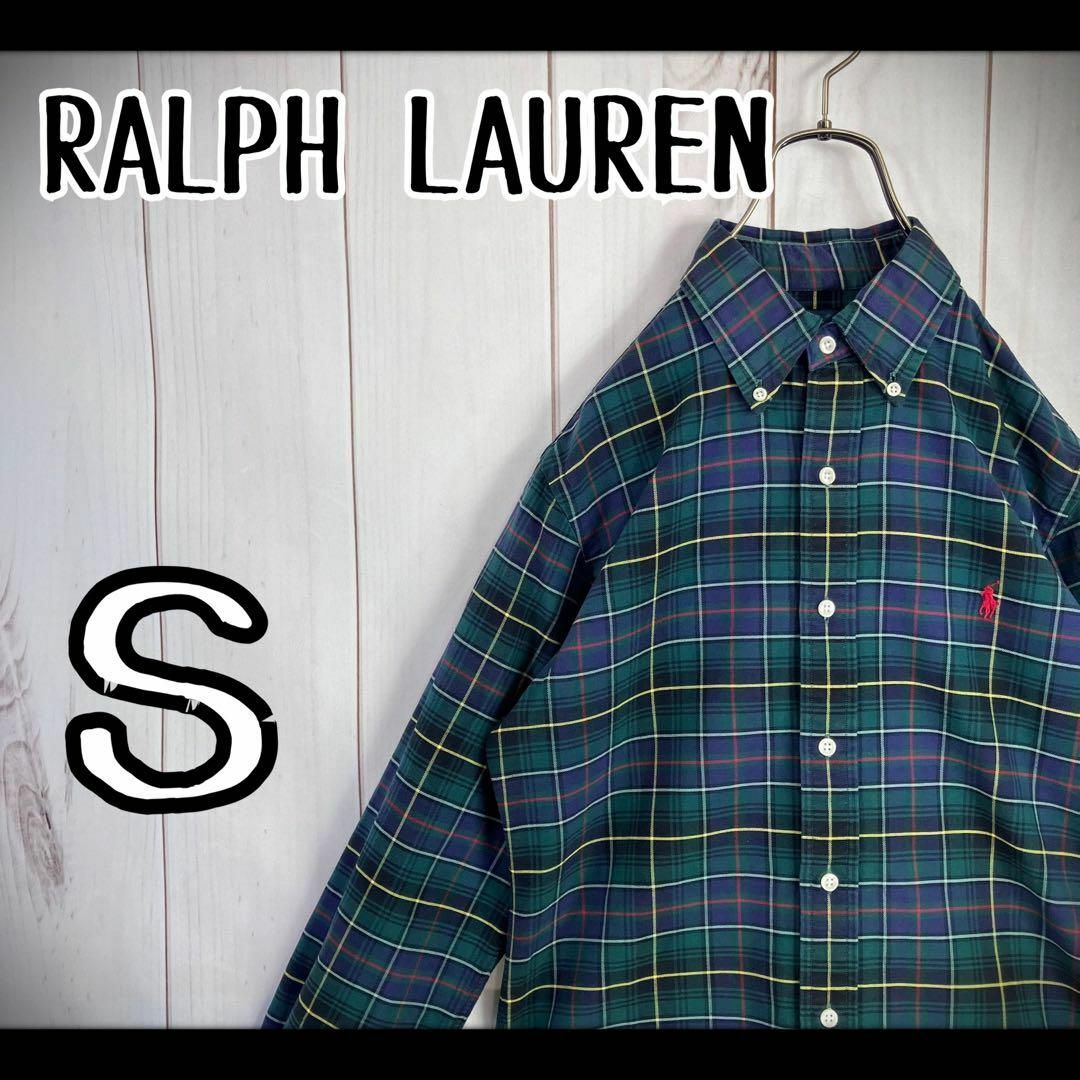 Ralph Lauren(ラルフローレン)の【定番デザイン】　ラルフローレン　BDシャツ オーバーチェック柄　S相当 メンズのトップス(シャツ)の商品写真