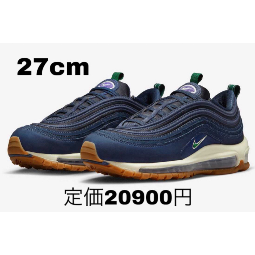 NIKE(ナイキ)のナイキ ウィメンズ エアマックス97 QS "ゴージグリーン" 新品　27cm レディースの靴/シューズ(スニーカー)の商品写真