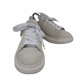 【新品未使用】 ALEXANDER McQUEEN アレキサンダー マックイーン OVERSIZED SNEAKER オーバーサイズドスニーカー シューズ レザー 553680WHGP5 【41H（約27.5cm）/BLACK/BLACK】