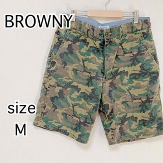 ブラウニー(BROWNY)の[BROWNY]ブラウニー　メンズ　ショートパンツ　迷彩柄　M(ショートパンツ)