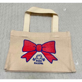 ハレイワ(HALEIWA)の【新品】 ハッピーハレイワ トートバッグ ランチ エコ 鞄 リボン ハワイ限定(トートバッグ)