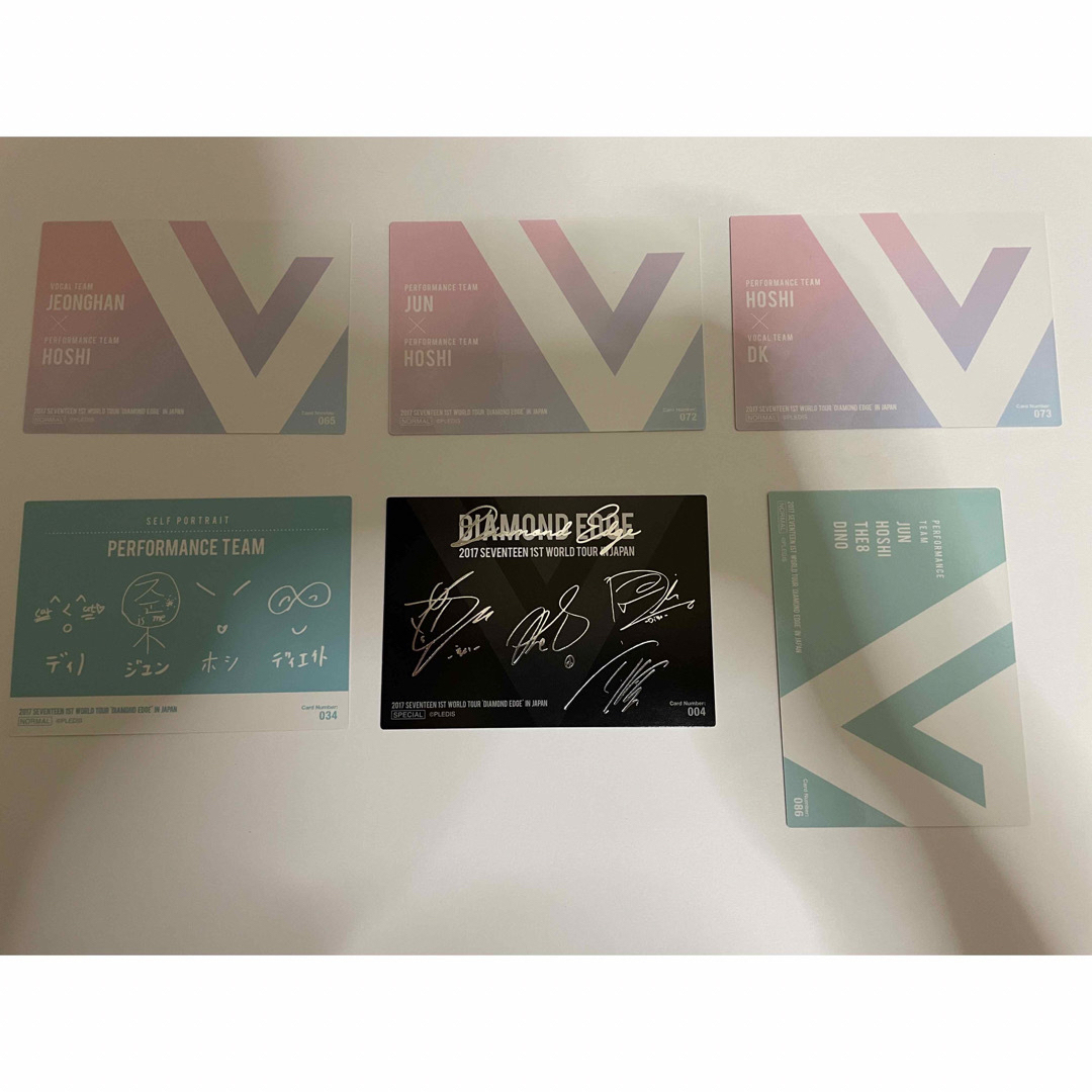 SEVENTEEN(セブンティーン)のSEVENTEEN DIAMOND EDGE トレカ エンタメ/ホビーのCD(K-POP/アジア)の商品写真