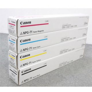 キヤノン(Canon)の【新品未開封　Canon純正トナー】NPG-71 4本セット(オフィス用品一般)