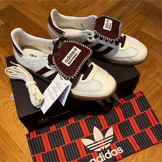 新作 27.5cm ADIDAS WALES BONNER ポニー サンバ 茶色