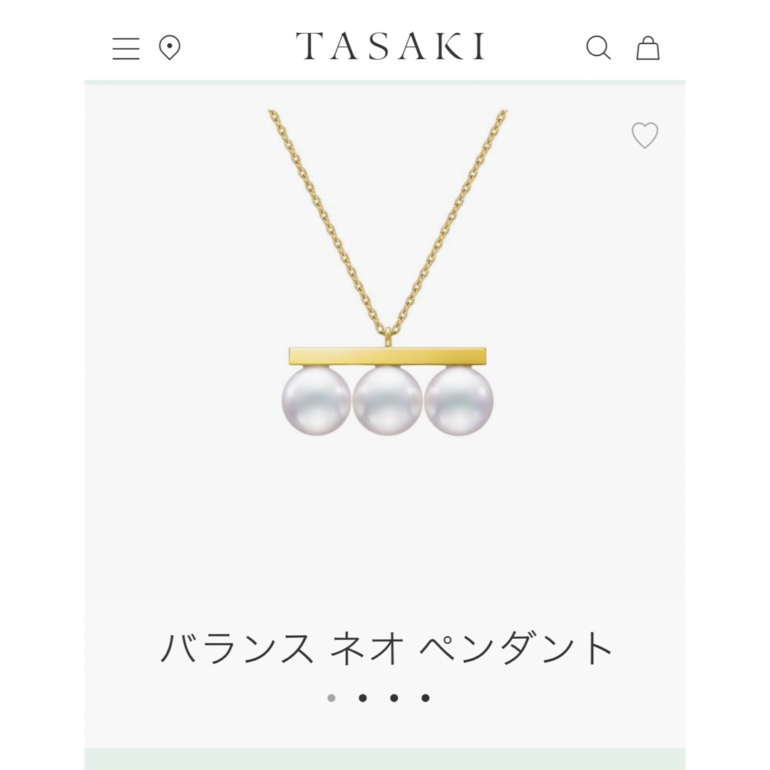 TASAKI(タサキ)のTASAKI バランス　ネックレス レディースのアクセサリー(ネックレス)の商品写真