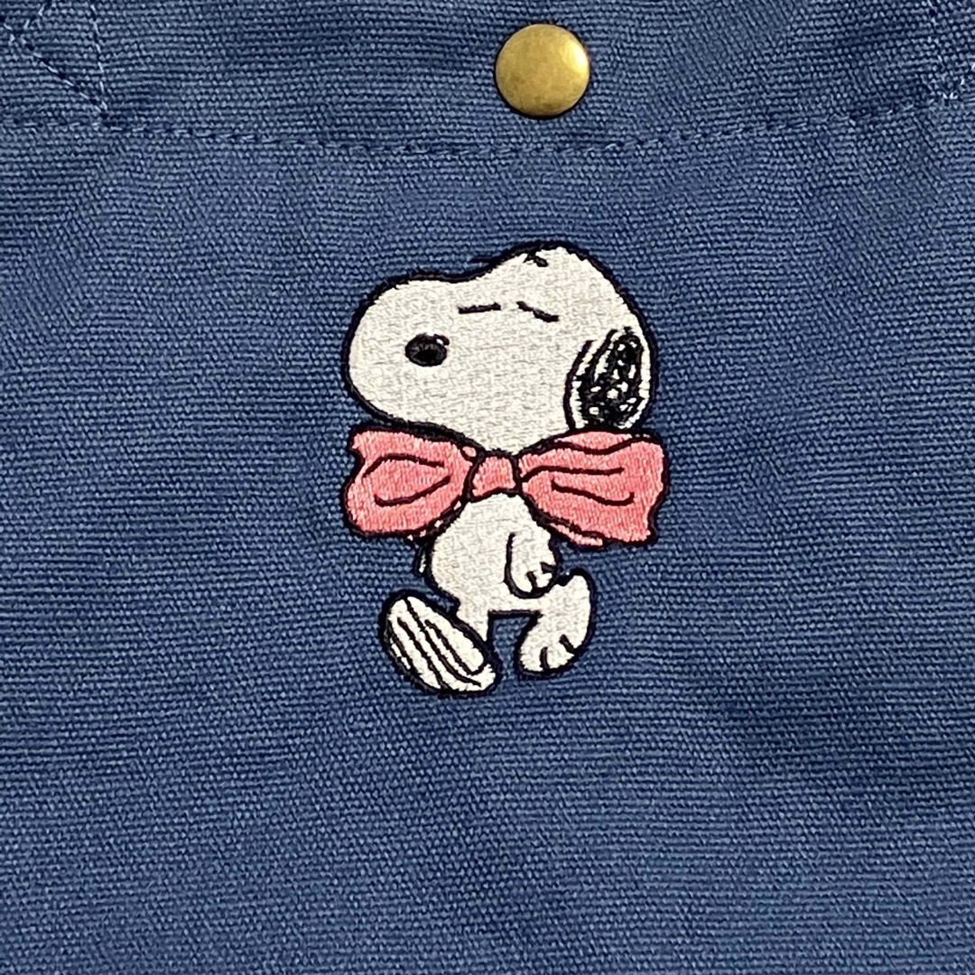 SNOOPY(スヌーピー)の新品　スヌーピー　トートバッグ　PEANUTS 青　ミニトートバッグ　ピンク レディースのバッグ(トートバッグ)の商品写真