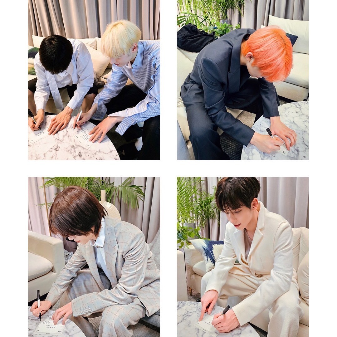 TOMORROW X TOGETHER - TXT US限定 直筆サインの通販 by BAM's TOMORROW X TOGETHER - TXT US限定 直筆サインの通販 by BAM's
