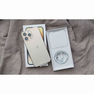 アイフォーン(iPhone)のiPhone 14 Pro Max ゴールド 256 GB au 新品交換品(スマートフォン本体)