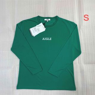 エーグル(AIGLE)の未使用　AIGLE エーグル　吸水速乾　ミニロゴ　長袖Tシャツ　S(Tシャツ(長袖/七分))