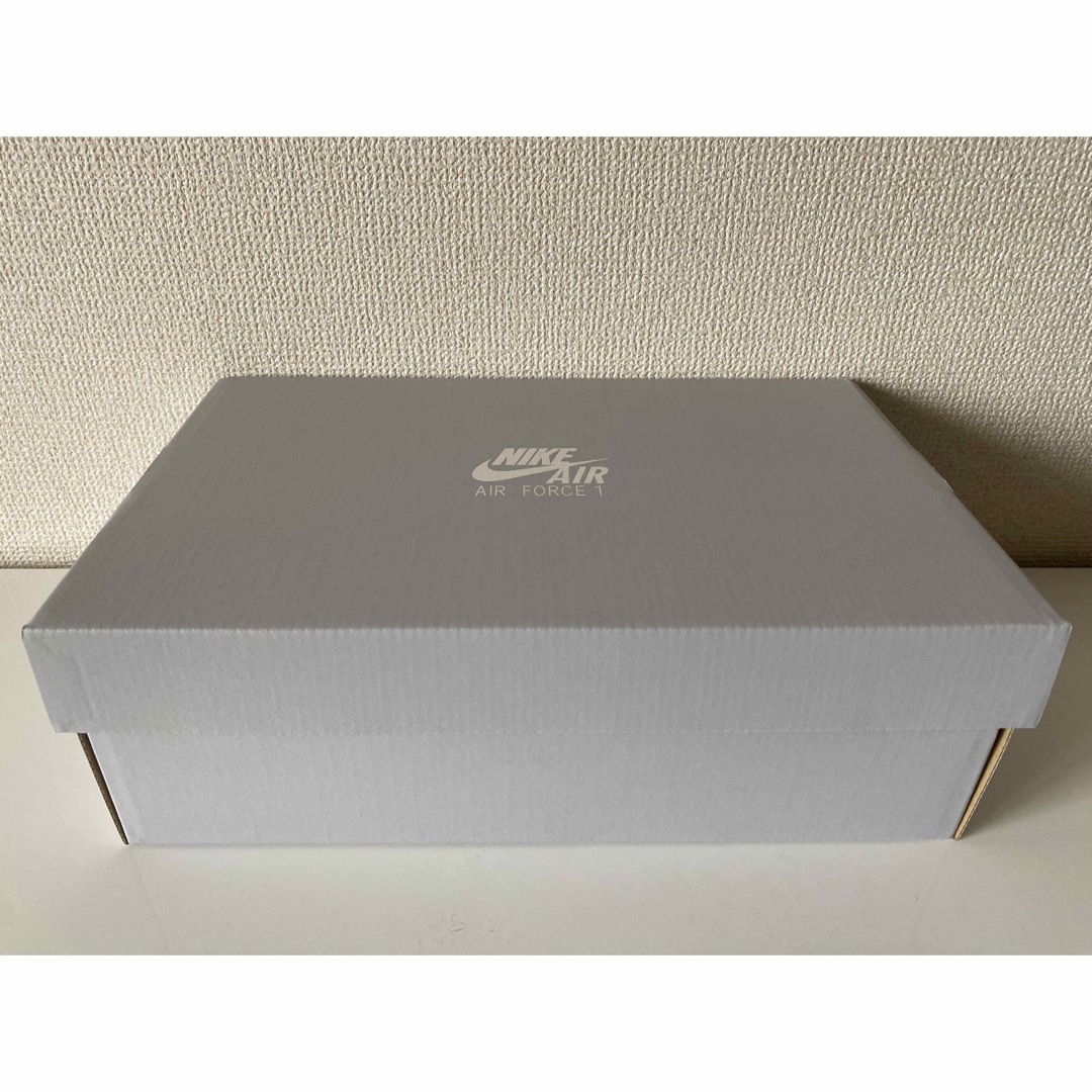 ナイキ エアフォース1 ロー サテン "ホワイト/レッド" 新品　25cm