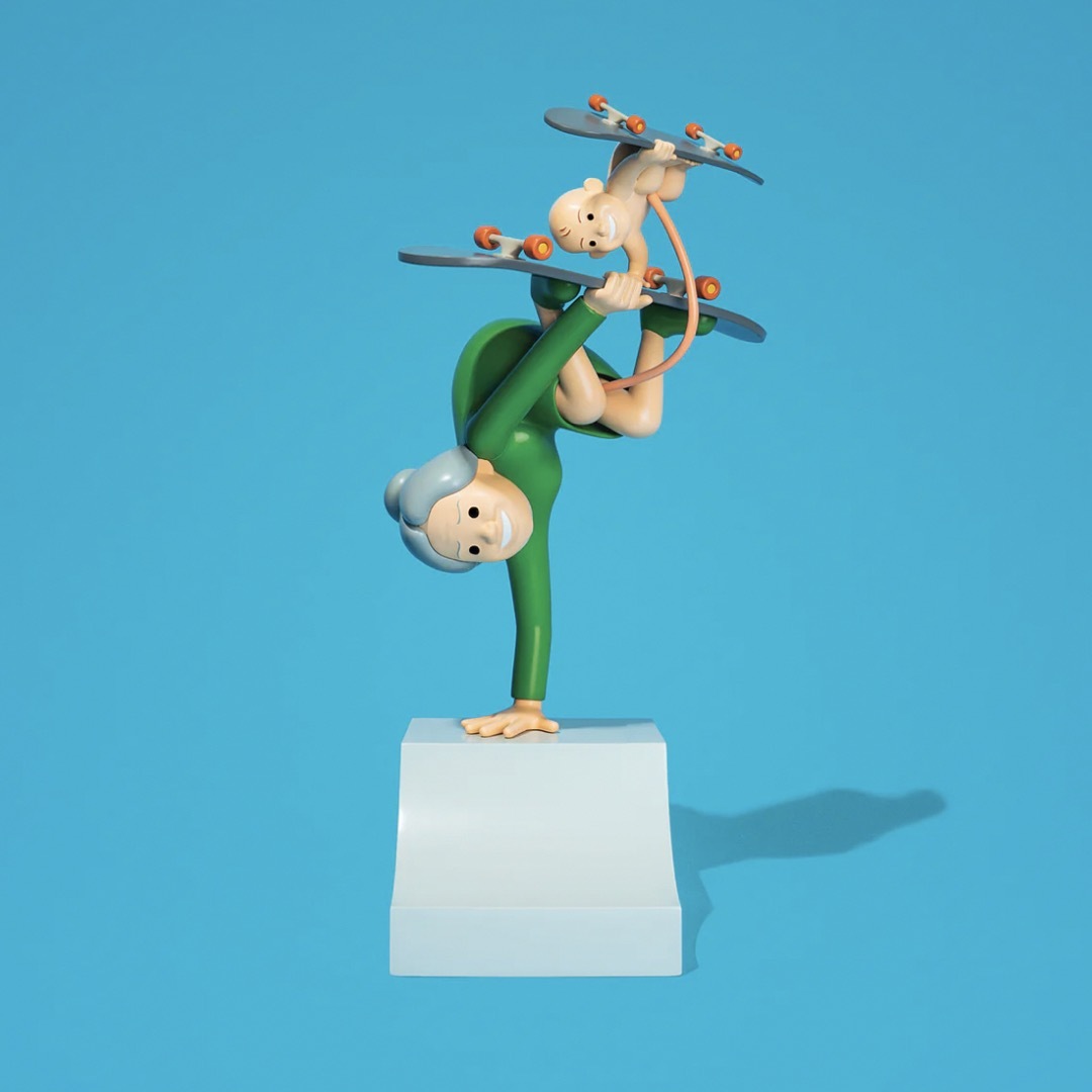 ホアンコルネラ　Joan Cornella Double Handstand ハンドメイドのおもちゃ(フィギュア)の商品写真