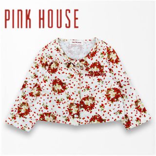 ピンクハウス(PINK HOUSE)の【BABY PINK HOUSE】ベビーピンクハウス　花柄　カーディガン(カーディガン)