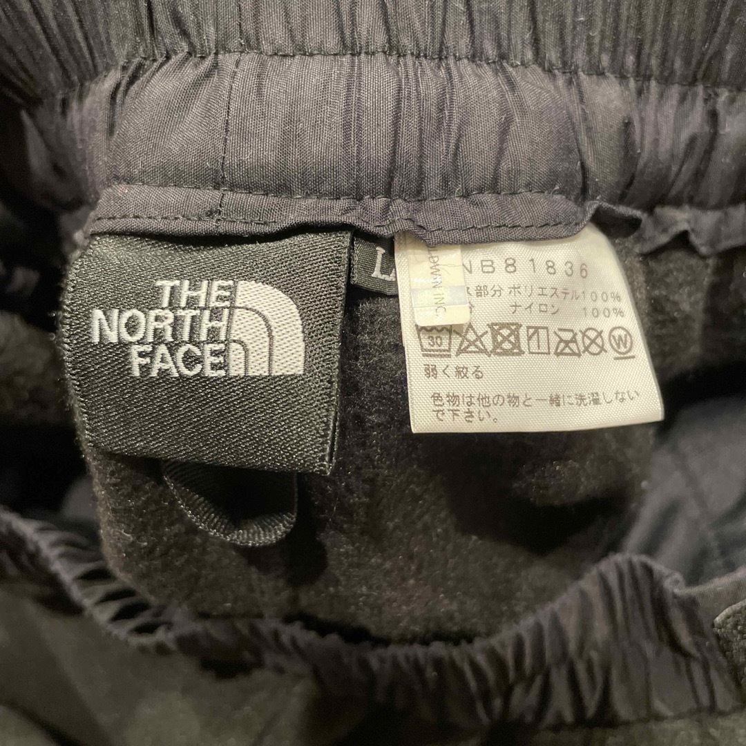 north face ノースフェイス フリース パンツ 黒 ナイロン デナリ L