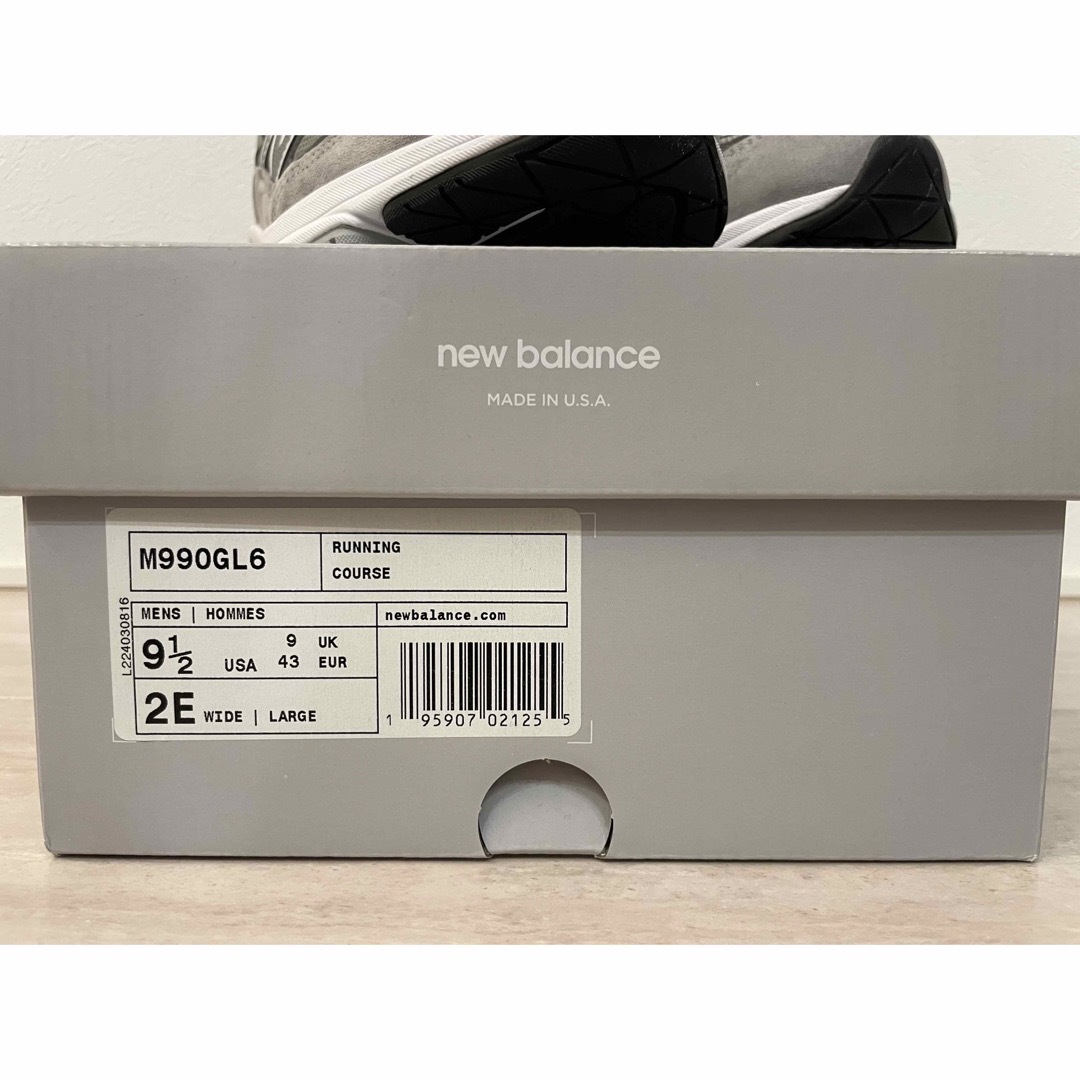 New Balance(ニューバランス)のニューバランス　M990GL6 2E 27.5cm メンズの靴/シューズ(スニーカー)の商品写真