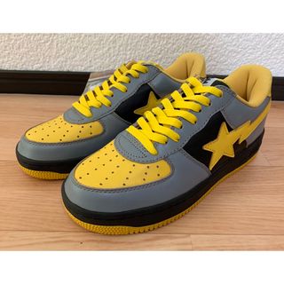 ape スニーカー Bapesta Yellow x Black